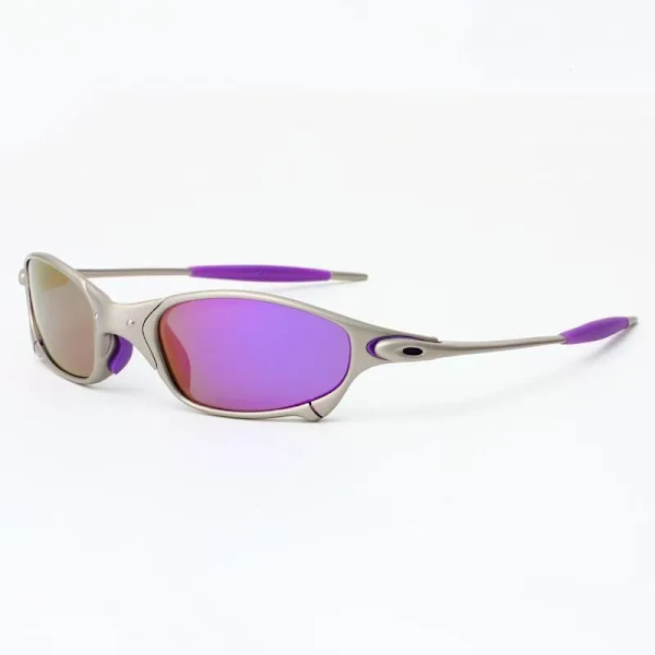 MTB Man Polarized Solglasögon Cykelglasögon UV400 Fiskesolglasögon Metall Cykelglasögon Cykling Glasögon Ridglasögon B2-1 Blue