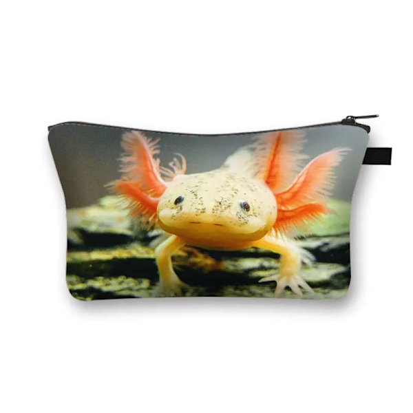 Söt Axolotl Case Gamesolotl Gamer Sminkväskor Kawaii Toalettartiklar Arrangörer Liten handväska Flickor Casual Kosmetikväska shzbxqdw10cw