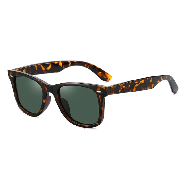 CRIXALIS Classic Retro Polarized Solglasögon Dam Lyx Designer Solglasögon Dam Vintage fyrkantiga solglasögon För Kvinna UV400 C3 Green Other