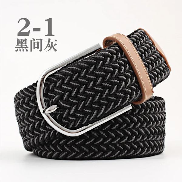 Canvasbälte utomhus taktiskt bälte unisex högkvalitativ canvasbälte för jeans Man Lyxiga Casual Straps Ceintures Bälten för kvinnor FB black gray 3.3cmX107cm