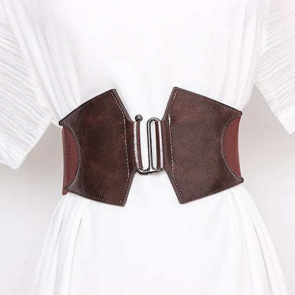 Plus size Elastiskt korsettbälte Kvinnlig midja Breda bälten för kvinnor Designer högkvalitativ Stretch Cummerbunds Klänning Midjeband camel belt 69x7.5 cm