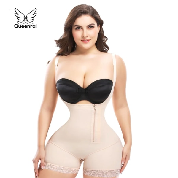 Waist trainer Shapewear Bantningspärmar Shaper Korsett Bantning reductora rumplyftare modellering rem body shaper Faja kvinnor ass black XXXL