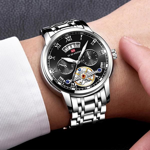 2023 Nytt VA VA VOOM toppmärke Relogio Masculino Herr Luxury Luminous Armbandsur Imitera Quartz Watch för män 2453-JHH