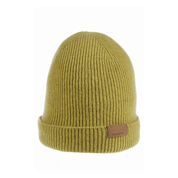 Longming Herr & Dam Mössa Stickad Beanie Skidmössa Vinter Varm Lyxig Trendig Stickad Mössa Höst Streetwear Mustard One Size