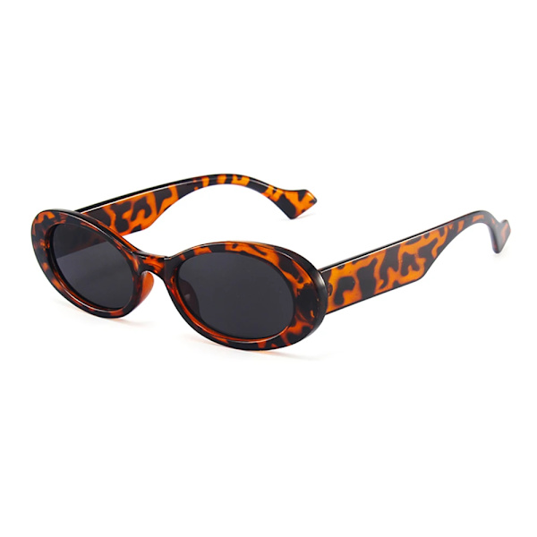 Trendiga retro ovala solglasögon Liten ram Solglasögon Dam/Män Jelly Color Gothic Glasögon UV400 Streetwear Glasögon A4 1pc