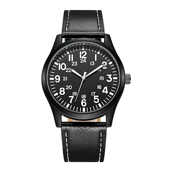 Arkiverad watch 42mm Lättläst japansk rörelse 24H Display Black