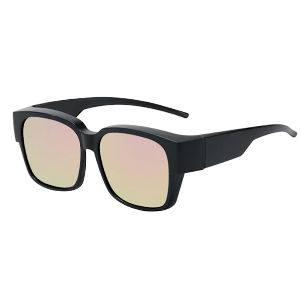 Polariserad polariserad passform över glasögon Solglasögon Män Kvinnor Nattkörning Glasögon Bär passform över receptbelagda fiskeglasögon Type 3 non-Polarized