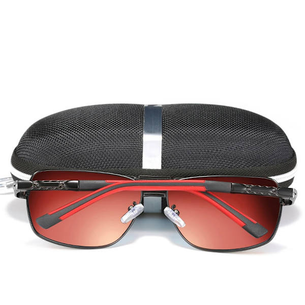 MUSELIFE Polarized Dam Solglasögon Herr Gradient Lins Runda Solglasögon Fyrkantiga Lyxmärke Oculos Lunette De Soleil Femme 3-Black-Silver-Black As Picture