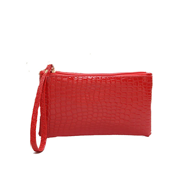 Mode Kvinnor Kosmetikväska Dragkedja Liten sminkväska Resande Nödvändig Dam Kosmetika Clutch Handväska Toalettartiklar Organizer Case dark bule