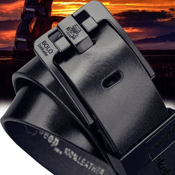 Nytt högkvalitativt lyxmärke äkta läderbälte Herr Svart Pin Spänne Designe Business Bälten Band cinturones para hombre 2022 CBlack buckle Black 115CM