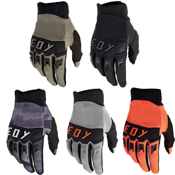 Cykling Mtboto Fox Motocross Handskar Herr Off Road Mx Mtb Mountain Guantes Downhill Hel Finger Motorcykelhandskar 2021---Orange---2021 M