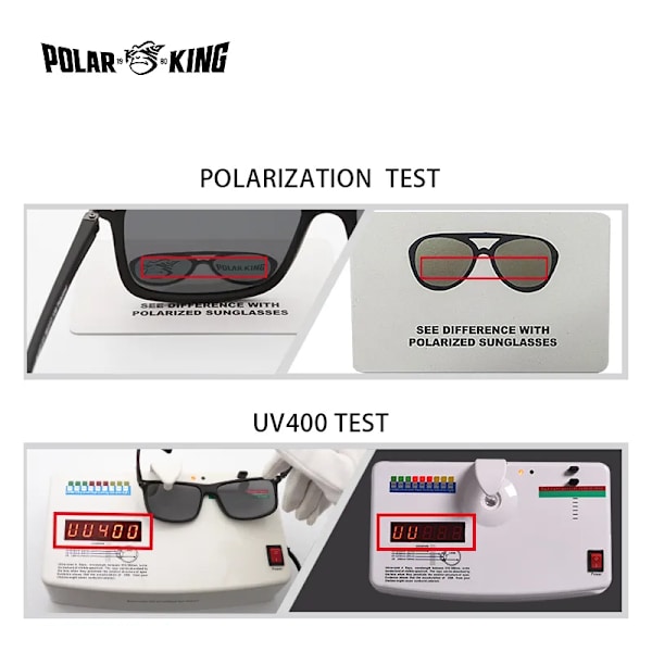 Polarking Design Ny design polariserade solglasögon Män Modetrend Tillbehör Mansglasögon Solglasögon Oculos Gafas PL457 C4 Green