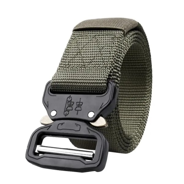 Herrbälte Army Style Stridsbälten Quick Release Militär Utomhusträning Jakt Vandringsverktyg Midjeband Nylon Taktiskt bälte A01 one size