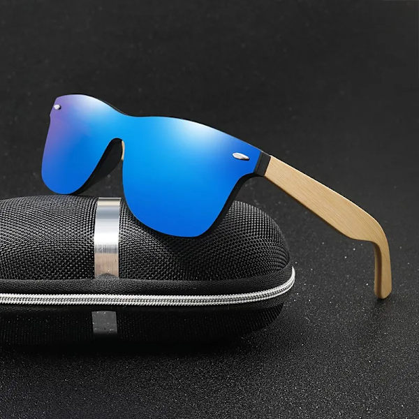 16 färger Bambu Solglasögon Män Trä Solglasögon Dam Märke Designer Spegel Original Trä Solglasögon retro de sol masculino 1-KP8849-C5