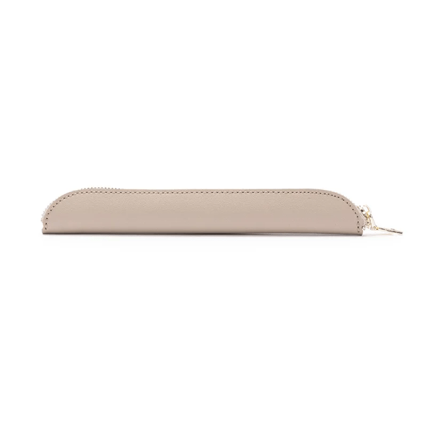 Långt case Vattentätt PU-läder Present Tablettpenna Case Liten sminkborstepåse, bekväm för förvaring 19 cm Grey