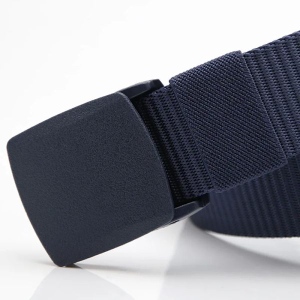 Barnbälte Herr Kvinnor Pojkar Nylon utomhus Taktiska bälten Anti-allergi Studenter Sport Militär träning Midjeband Khaki 100cm