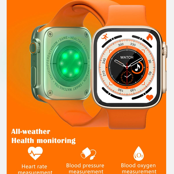 CX8 Ultra Smartwatch 8 Herrar LS8 Ultra Dam Blue Tooth Call Smart Watch IP67 Vattentät Series8 Trådlös laddning PK HW8 Ultra8 BKBKS Magnetic Charging