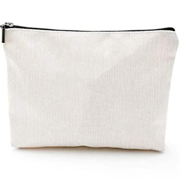 Polyester Custom Design Kvinnor Armband Kosmetisk Sublimation Tom Sminkväska med dragkedja Förvaringsväskor för resor Bärbar Type 1 23x18x7cm