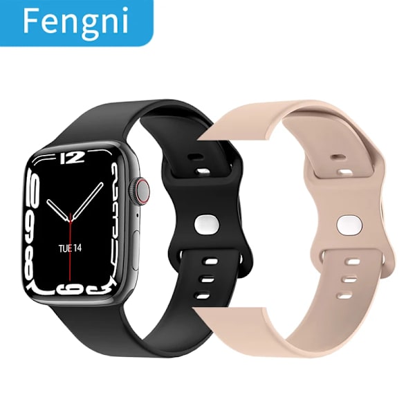 NFC Smart Watch Dörr åtkomstkontroll Låsa upp Smartwatch Herr Dam Fitness Armband Bluetooth Samtal Hjärtfrekvensdetektering With Silicone Strap(.283)