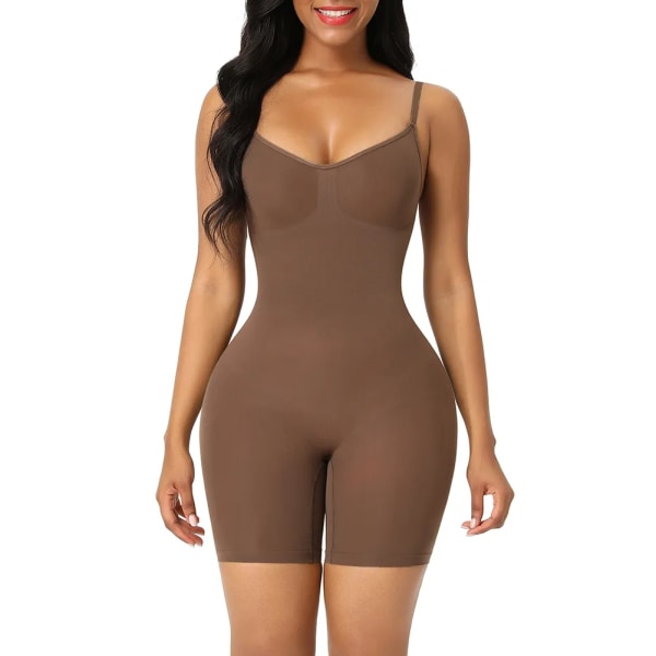 Skims Seamless Body Bodysuit Butt Lifter Shapewear Waist Trainer Body Shaper Snactch Waist Shapewear Fajas Olika nyanser Auburn XL-XXL