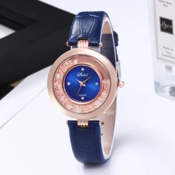 2020 NYHET Watch Dammode Casual läderbältsklockor Enkla kvinnors nattvila Quartz Clock Dress Armbandsur Reloj mujer women watch(.150)