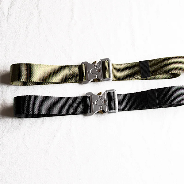 Bälte Män Utomhus Jakt Metall Taktiskt bälte Multifunktionslegering Spänne Högkvalitativ Marine Corps Canvas Bälte för kvinnor 2.5cm Red  silve 100cm