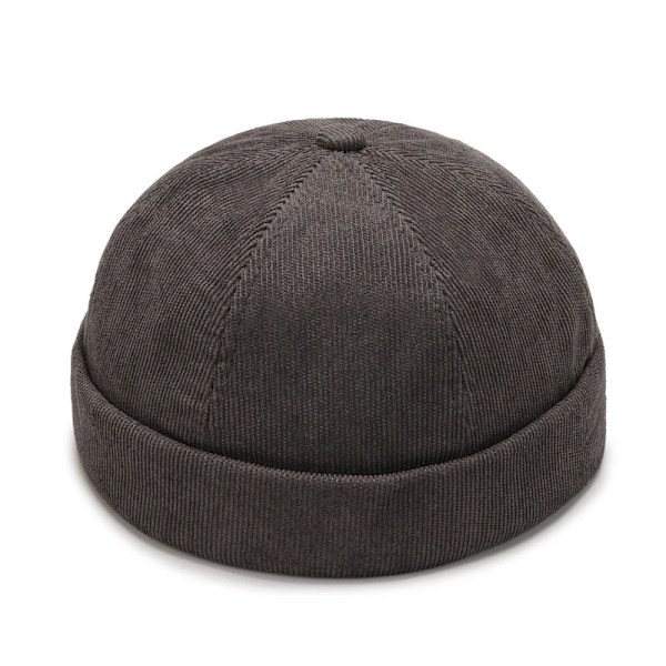 Modeherrar Bomulls Skullies Keps Vintage Kupolhatt Solid Street Bärbar Hatt Sommar Multifunktionell Beanie Hatt Hip Hop Hattar A2