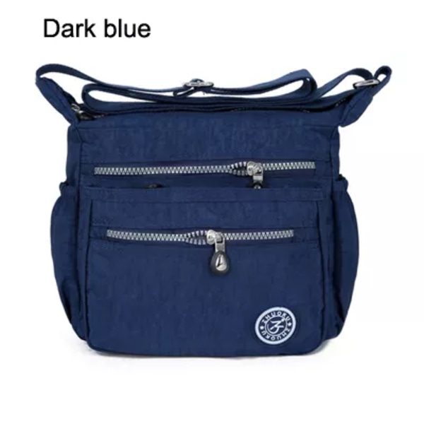Nylon Kvinnor Messenger Väskor Liten handväska Axelväska Kvinna Crossbody Väskor Handväskor Hög kvalitet Bolsa Tote Beach Dark blue