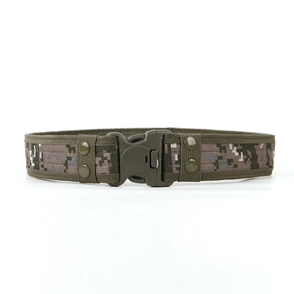 Militär utrustning Knock Off Army Bälte Herr Heavy Duty US Soldier Combat Taktiska bälten Robust 100 % nylon midjerem 5 cm Bredd Jungle Digital 130cm