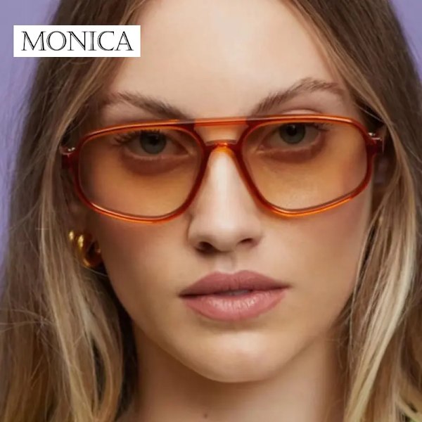 Retro Double Beam Solglasögon Kvinnor Män Mode Oregelbundna solglasögon Man Kvinna Märke Designer Körning Glasögon gafas C5 AS shows