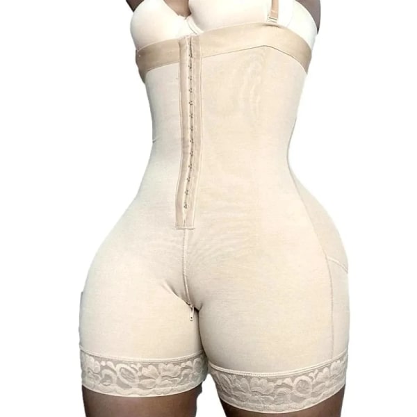 Shapers för kvinnor Bantningskorsett Shapewear Body gördel Modellering Body-Shaper Midja-Tränare Fajas Colombiansk Skin 4XL