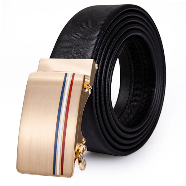 2019 Herrbälten Lyxigt nötskinnsbälte för män Mode Automatiskt spänne för jeans Man cintos DK-0089 D-2189 110cm