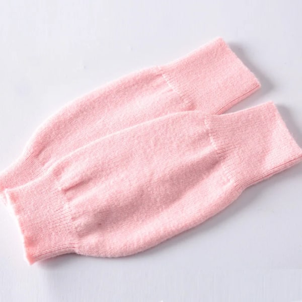 Handskar Dam Vinter Höst Ull Värme Fingerlösa Studenter Flicka Pojke Stickad Halvfinger Utan Handskar Arbete Värme Pekskärm 05 Pink