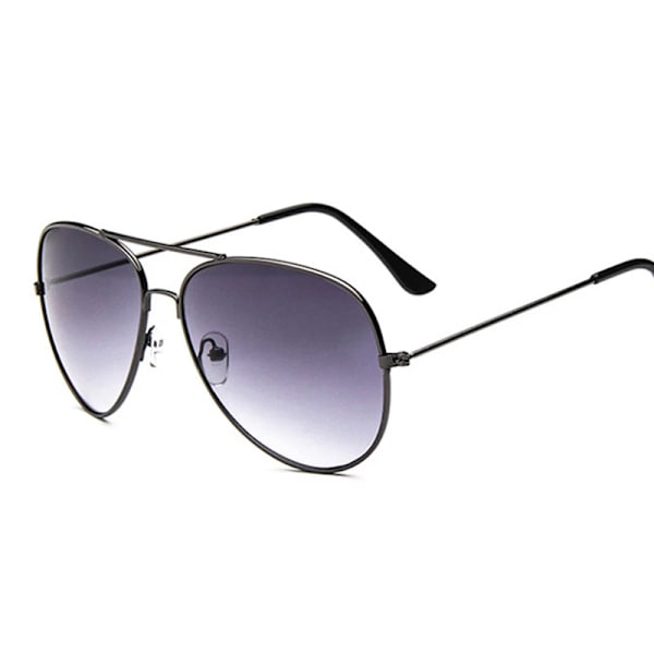 Varumärke Design Klassiska Aviation Solglasögon Dam Spegelkörning Retro Båge Polit Solglasögon Man UV400 Gafas De Sol För Män Gradient Gray