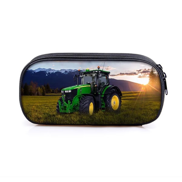 Farm Tractor Print Kosmetisk case Pennväska Pojkar Flickor Stationär väska Barn Case Barn Pennlåda Skolmaterial Väskor dqbbftractor02cw