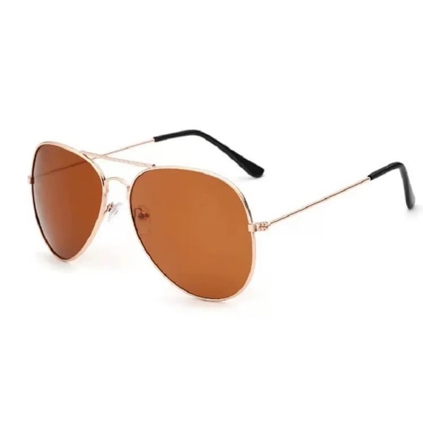 Spegelsolglasögon För kvinnor Retroglasögon Damsolglasögon Metall Points Polit Solglasögon Lunettes femme oculos UV400 Brown multi