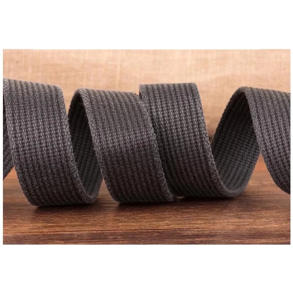 2023 Nya Män Militär Utrustning Taktisk Bälte Man Dubbel Ring Spänne Förtjocka Canvas Bälten för män Midjeband Gammal metallknapp Black 130cm