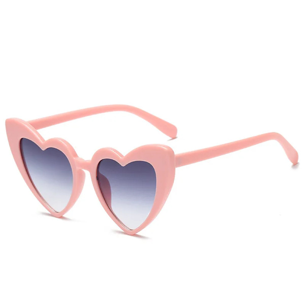 Dammode Hjärtformade effekter Glasögon Watch ljuset ändras till hjärtform på natten Diffraktionsglasögon Solglasögon för kvinnor Light pink-A Adult