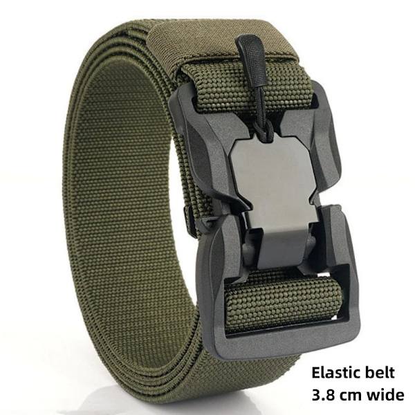 FRALU bälte män utomhusjakt metall taktiskt bälte multifunktionslegering spänne hög kvalitet Marine Corps canvas bälte för män Green 881 45to47inch