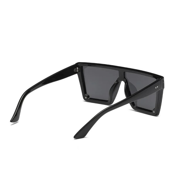 DCM Nya Oversized Man Flat Top Solglasögon Märke Black Square Shades UV400 Gradient Solglasögon UV400 C4 Leopard