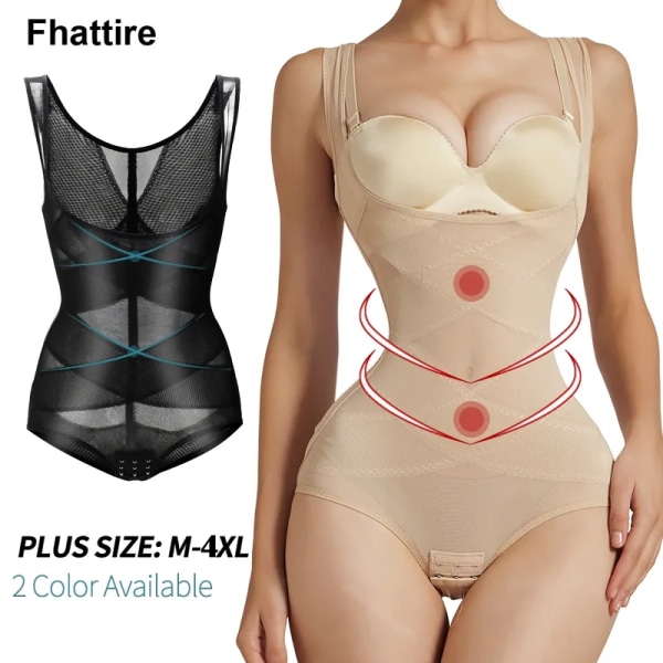 waist trainer magformare korsettmodellrem kroppsslankningsunderkläder shapewear bantningsbälte faja rumplyftare faja Beige XL