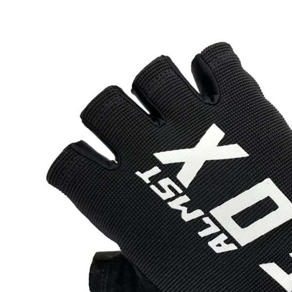 Almst Fox Summer Riding Cykelhandskar Motocross Herr Dam Rider Gel Half Finger Handskar Andas Sport MTB Bike Handskar Black XL