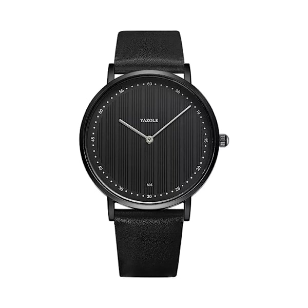 YAZOLE Mode Herrklockor Toppmärke Lyx Watch För män Casual Business Armbandsur Man Presentklocka Relogio Masculino Black