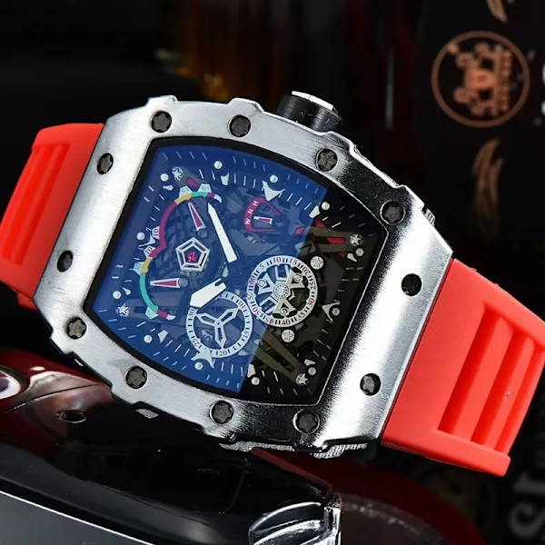 Watch Mode Legering Urboett Toppmärke Lyx Herr Quartz Clock Klassisk Man Sport Kronografklockor Style 10
