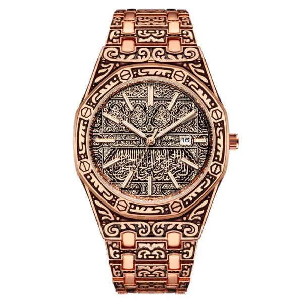 Nya heta klockor Mode män watch i rostfritt stål Lyxkalender Quartz Armbandsur Business Klockor Man Klocka Relogio Masculino White pink