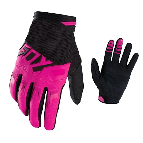 Smartfox Top Race Cykelhandskar Fox Mountain Cykel Landsvägscykel Motorcykelhandskar Bmx Atv Mtb Endurohandskar För Motocross Unisex Black---Pink---Word M