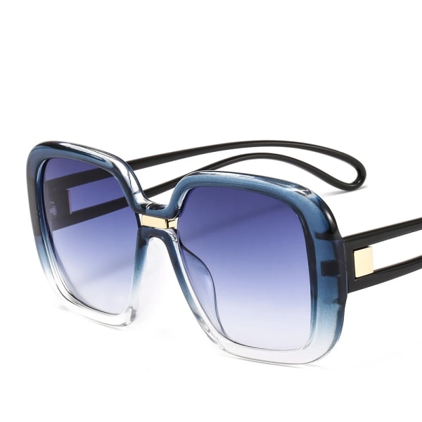 Mode överdimensionerade runda solglasögon dam vintage färgglada ovala glasögon populära solglasögon för män UV400 Type 13 Other