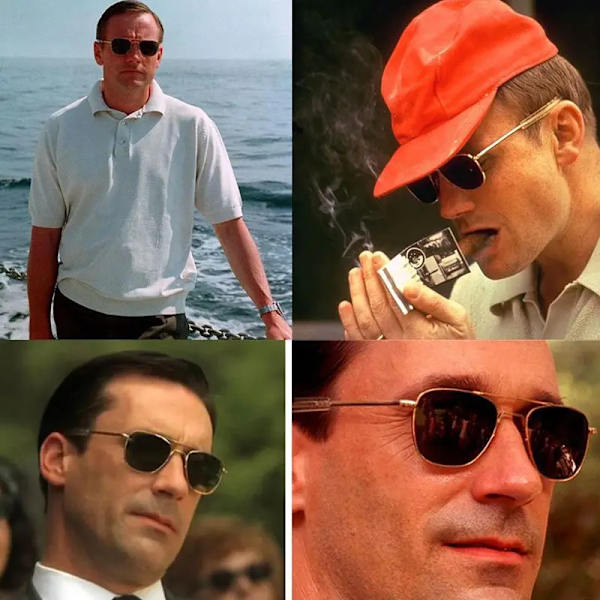 Aviation rektangel ao logotyp solglasögon kvinnor män 2022 uv400 lyxmärke designer glaslins oculos de sol masculino uv protectio gold-gray Glass lenses