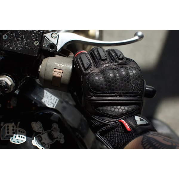 Revit Dirt2 Mesh Läder Motorcykelhandskar Lätta Touch Screen Moto Bike Off Road Race M