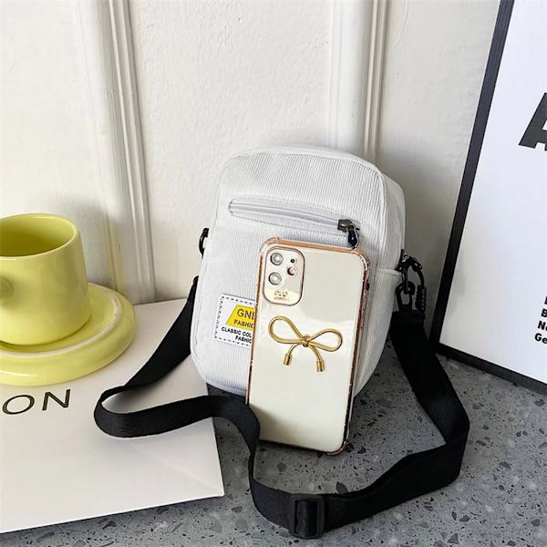 Kvinnmode Manchester Dragkedja Axelväska Crossbody Väska Höst Vinter Flerlagers Liten Mjuk Shopper Bag Billig Kvalitet Handväskor Yellow Canvas(.189)